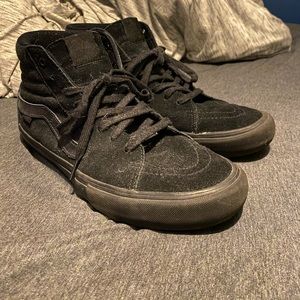 vans sk8 hi blackout